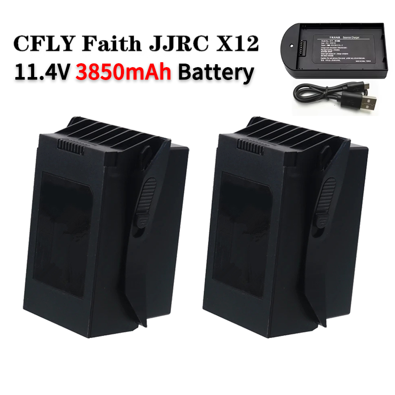 Original JJRC X12 11.4V 3850mA - огляд і ціна Jjrc Drone X12